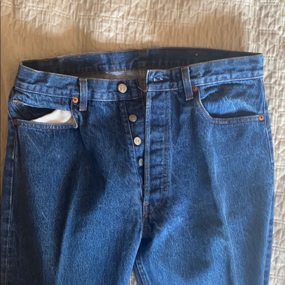 Mid 1980’s Men’s 501 Levis (36W - shrink to fit)